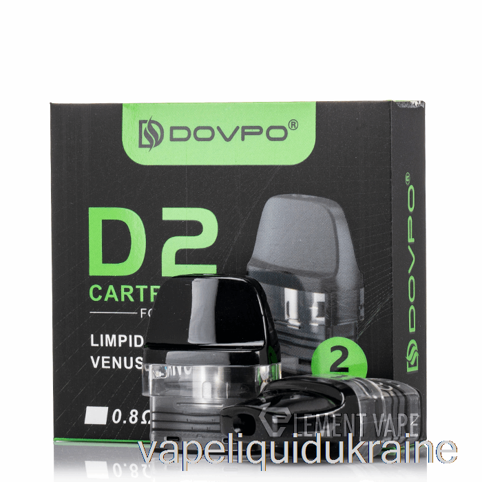 Vape Liquid Ukraine Dovpo D2 Limpid Replacement Pods 0.8ohm D2 Pods